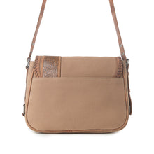 Load image into Gallery viewer, Myra Outlaw's Travels Leather Shoulder Bag in Burnt Sand