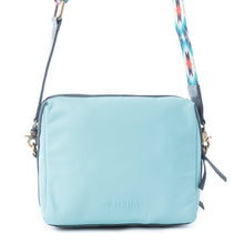 Load image into Gallery viewer, Myra Pueblo Charm Aztec Crossbody Bag in Frontier Blue