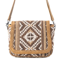 Load image into Gallery viewer, Myra Mesa Crosswinds Woven Shoulder Bag in Canyon Taupe