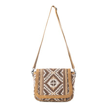 Load image into Gallery viewer, Myra Mesa Crosswinds Woven Shoulder Bag in Canyon Taupe