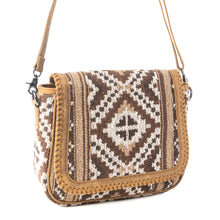 Load image into Gallery viewer, Myra Mesa Crosswinds Woven Shoulder Bag in Canyon Taupe