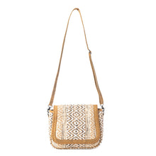 Load image into Gallery viewer, Myra Moonlace Range Woven Shoulder Bag in Mojave Beige