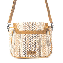 Load image into Gallery viewer, Myra Moonlace Range Woven Shoulder Bag in Mojave Beige