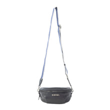 Load image into Gallery viewer, Myra Blackthorn Range Leather Fanny Pack in Sailor Black