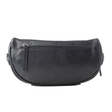 Load image into Gallery viewer, Myra Blackthorn Range Leather Fanny Pack in Sailor Black