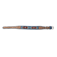 Load image into Gallery viewer, Running Free Beaded Heritage Dog Collar in Brown