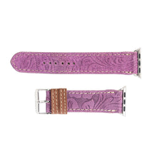 Load image into Gallery viewer, Desert Lavender Western Watch Band in Purple