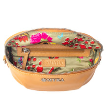 Load image into Gallery viewer, Myra Compass Mesa Leather Fanny Pack in Honey Cloud