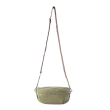 Load image into Gallery viewer, Myra Juniper Sage Leather Fanny Pack in Olive Trail