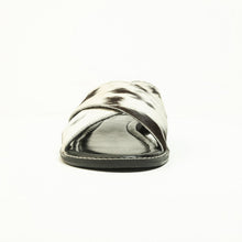 Load image into Gallery viewer, Myra El Paso Dawn Hairon Leather Sandals in Speckled White