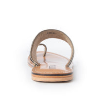 Load image into Gallery viewer, Myra Cattle Trail Hairon Leather Sandals in Ivory Cowhide