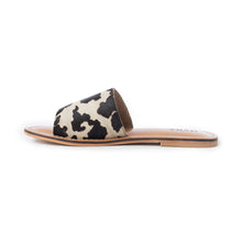 Load image into Gallery viewer, Myra Mojave Herd Hairon Leather Sandals in Creamhide White
