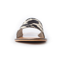 Load image into Gallery viewer, Myra Mojave Herd Hairon Leather Sandals in Creamhide White