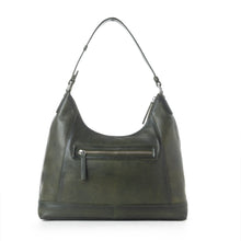 Load image into Gallery viewer, Myra Zidana Marlowe Dusk Veg Tanned Leather Bag in Twilight Smoke