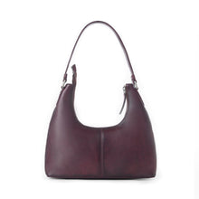 Load image into Gallery viewer, Myra Zidana Winchester Loop Veg Tanned Leather Shoulder Bag in Saddle Rose