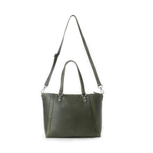 Load image into Gallery viewer, Myra Zidana Arista Bloom Veg Tanned Leather Handbag in Smoky Green