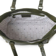 Load image into Gallery viewer, Myra Zidana Arista Bloom Veg Tanned Leather Handbag in Smoky Green