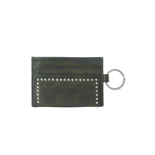 Load image into Gallery viewer, Myra Zidana Steelhoof Studded Veg Tanned Leather Wallet in Ranch Pine