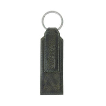 Load image into Gallery viewer, Myra Zidana Highland Studded Veg Tanned Leather Keyfob in Cactus Ash