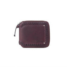 Load image into Gallery viewer, Myra Zidana Dante Men's Veg Tanned Leather Wallet in Plumwood