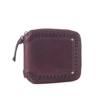 Load image into Gallery viewer, Myra Zidana Dante Men's Veg Tanned Leather Wallet in Plumwood