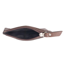 Load image into Gallery viewer, Myra Briar Creek Handtooled Leather Credit Card Holder in Toasted Honey
