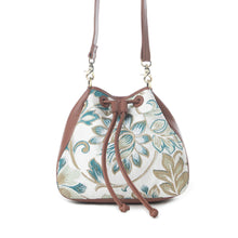 Load image into Gallery viewer, Myra Old Soul Bucket Bag in Alpine White