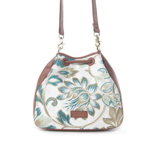Load image into Gallery viewer, Myra Old Soul Bucket Bag in Alpine White