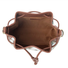 Load image into Gallery viewer, Myra Old Soul Bucket Bag in Alpine White