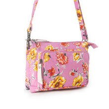Load image into Gallery viewer, Myra Florabelle Crossbody Bag in Peach Summer