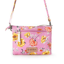 Load image into Gallery viewer, Myra Florabelle Crossbody Bag in Peach Summer