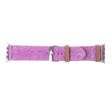 Load image into Gallery viewer, Desert Lavender Western Watch Band in Purple
