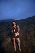 Load image into Gallery viewer, Myra ThunderFly Fringed Leather Bag in Sundown Blush