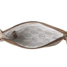 Load image into Gallery viewer, Myra ThunderFly Fringed Leather Bag in Mojave Brown
