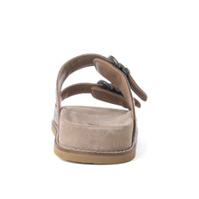 Load image into Gallery viewer, Myra Meadow Sky Handtooled Leather Sandals in Sagewave Blue