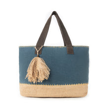 Load image into Gallery viewer, Myra Willow Wanderer Tote Bag in Sage Blue