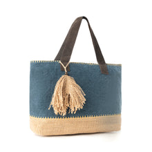 Load image into Gallery viewer, Myra Willow Wanderer Tote Bag in Sage Blue