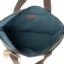 Load image into Gallery viewer, Myra Willow Wanderer Tote Bag in Sage Blue