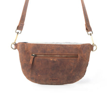 Load image into Gallery viewer, Myra Wildwood Handtooled Bag in Walnut Crest