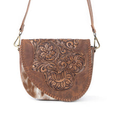 Load image into Gallery viewer, Myra Bronco Ridge Handtooled Bag in Canyon Tan