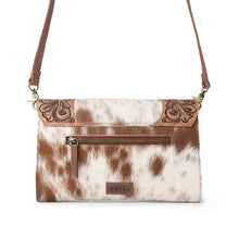 Load image into Gallery viewer, Myra Vinebloom Carve Handtooled Bag in Sienna Frost