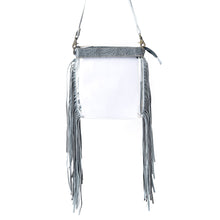 Load image into Gallery viewer, Myra Frontier Trail Clear Fringe Bag in Cactus Moss