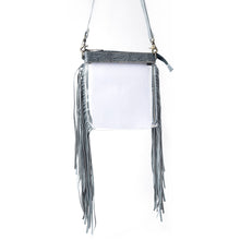 Load image into Gallery viewer, Myra Frontier Trail Clear Fringe Bag in Cactus Moss