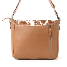 Load image into Gallery viewer, Myra Frontier Drift Hairon Leather Concealed Carry Bag in Canyon Brindle