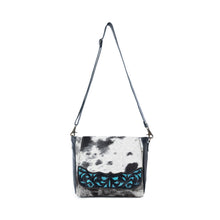 Load image into Gallery viewer, Myra Sagebrush Vale Hairon Leather Concealed Carry Bag in Onyx Frost
