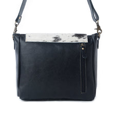 Load image into Gallery viewer, Myra Sagebrush Vale Hairon Leather Concealed Carry Bag in Onyx Frost