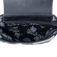 Load image into Gallery viewer, Myra Sagebrush Vale Hairon Leather Concealed Carry Bag in Onyx Frost