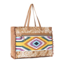 Load image into Gallery viewer, Myra Plains Diamond Weekender Bag in Serape Sable