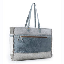 Load image into Gallery viewer, Myra Desert Willow Weekender Bag in Demin Blue