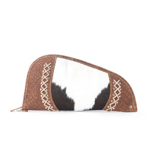 Load image into Gallery viewer, Myra Desert Ridge Hairon Gun Case in Saddle Onyx
